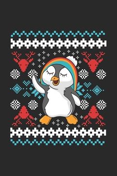 portada Ugly Christmas Penguin: 120 Pages I 6x9 I Graph Paper 4x4 (en Inglés)