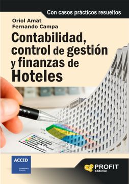 portada Contabilidad, Control de Gestion y Finanzas de Hoteles: Con Casos Practicos Resueltos (in Spanish)