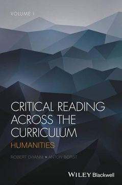 portada Critical Reading Across the Curriculum, Volume 1: Humanities (in English)
