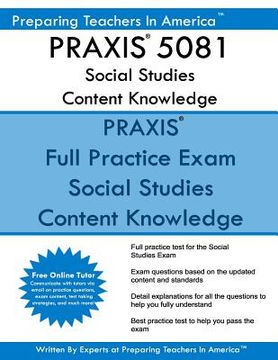 portada PRAXIS 5081 Social Studies Content Knowledge: 5081 PRAXIS Social Studies Exam (en Inglés)