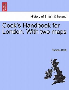 portada cook's handbook for london. with two maps (in English)