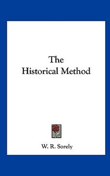portada the historical method (en Inglés)