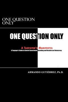 portada one question only (en Inglés)