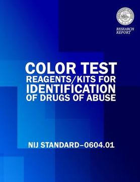 portada Color Tests Reagents/Kits for Preliminary Identification of Drugs of Abuse