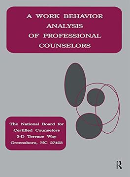portada A Work Behavior Analysis of Professional Counselors (en Inglés)