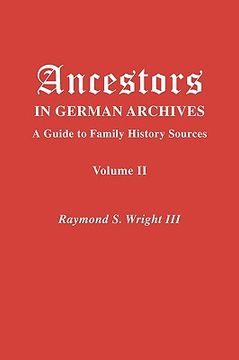 portada ancestors in german archives. volume ii