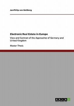 portada electronic real estate in europe (en Inglés)