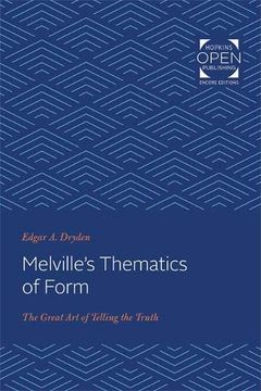 portada Melville's Thematics of Form: The Great art of Telling the Truth (en Inglés)