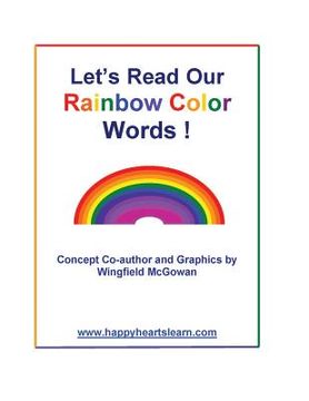 portada Let's Read Our Rainbow Color Words (en Inglés)