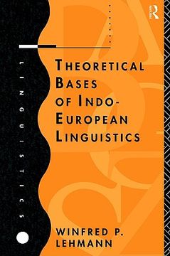 portada theoretical bases of indo-european linguistics (en Inglés)