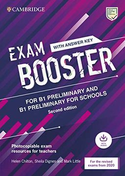 portada Exam Booster for Preliminary and Preliminary for Schools With Answer key With Audio for the Revised 2020 Exams Second Edition (Cambridge English Exam Boosters) (in English)