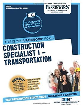 portada Construction Specialist i - Transportation (en Inglés)