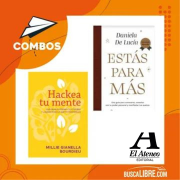 portada PACK ESTAS PARA MAS (DIARIO) + HACKEA TU MENTE