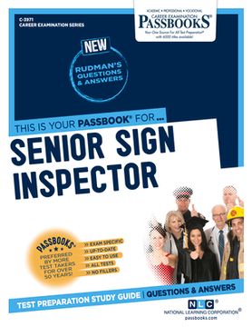 portada Senior Sign Inspector (C-3971): Passbooks Study Guide Volume 3971 (en Inglés)