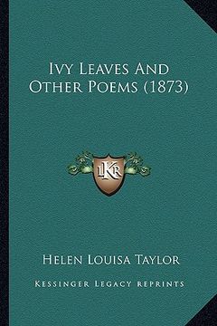 portada ivy leaves and other poems (1873) (in English)
