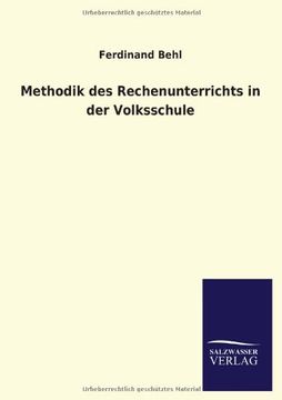 portada Methodik des Rechenunterrichts in der Volksschule (German Edition)