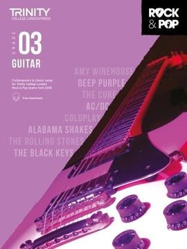 portada Trinity College London Rock & pop 2018 Guitar Grade 3 cd Only (Trinity Rock & Pop) (in English)