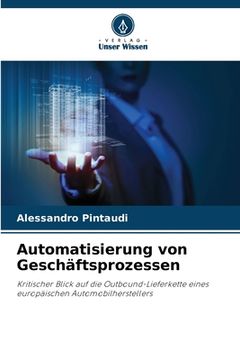 portada Automatisierung von Geschäftsprozessen (en Alemán)