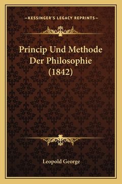 portada Princip Und Methode Der Philosophie (1842) (en Alemán)