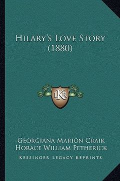 portada hilary's love story (1880) (en Inglés)