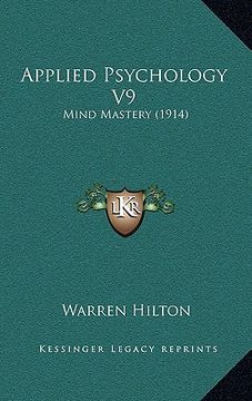 portada applied psychology v9: mind mastery (1914) (in English)