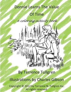 portada Donnie Learns the Value of Time: A Coloring Activity Book (en Inglés)