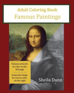 portada Famous Paintings: Adult Coloring Book (en Inglés)
