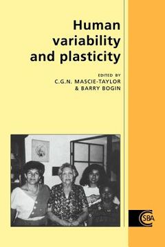 portada Human Variability and Plasticity (Cambridge Studies in Biological and Evolutionary Anthropology) (in English)