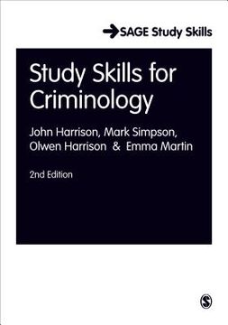 portada study skills for criminology (en Inglés)