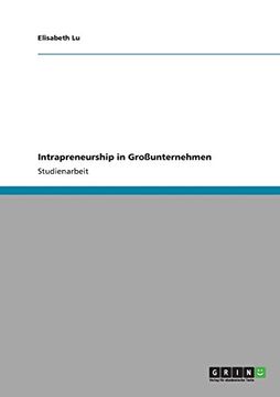 portada Intrapreneurship in Großunternehmen (German Edition)