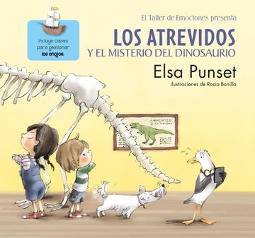 portada Los Atrevidos y el misterio del dinosaurio (El taller de emociones 4) (in Spanish)