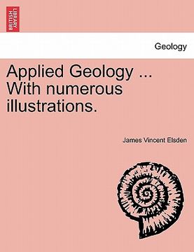 portada applied geology ... with numerous illustrations. (en Inglés)