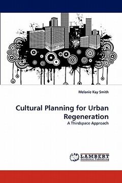 portada cultural planning for urban regeneration (en Inglés)