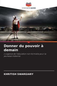 portada Donner du pouvoir à demain (en Francés)
