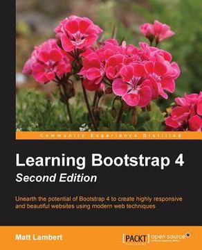 portada Learning Bootstrap 4 Second Edition (en Inglés)