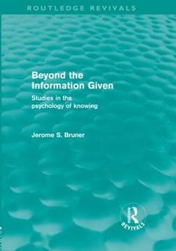 portada beyond the information given (routledge revivals) (in English)