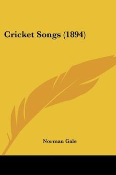 portada cricket songs (1894) (in English)