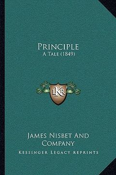 portada principle: a tale (1849) (en Inglés)
