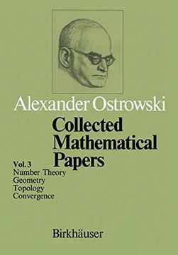 portada Collected Mathematical Papers: Vol. 3 vi Number Theory vii Geometry Viii Topology ix Convergence (in English)