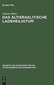 portada Das Altisraelitische Ladeheiligtum (Beihefte zur Zeitschrift f r die Alttestamentliche Wissensch) (en Alemán)