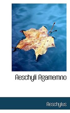 portada aeschyli agamemno (en Inglés)