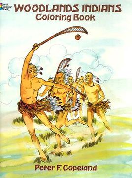 portada woodlands indians coloring book (en Inglés)