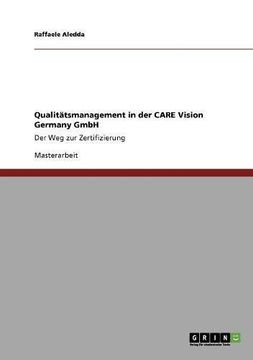 portada Qualitätsmanagement in der CARE Vision Germany GmbH (German Edition)