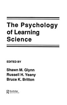 portada The Psychology of Learning Science (en Inglés)