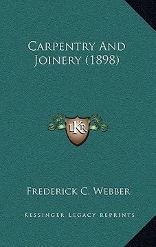 portada carpentry and joinery (1898) (in English)