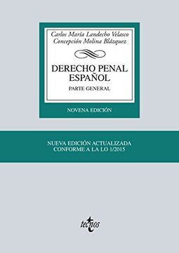 portada Derecho penal español