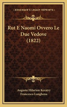 portada Rut E Naomi Ovvero Le Due Vedove (1822) (in Italian)