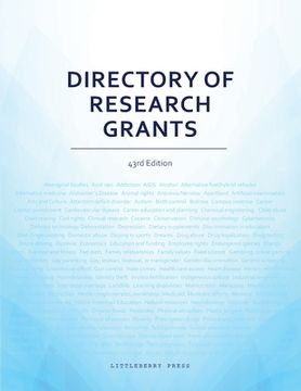 portada Directory of Research Grants (en Inglés)