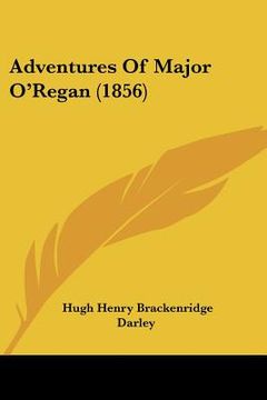 portada adventures of major o'regan (1856) (in English)