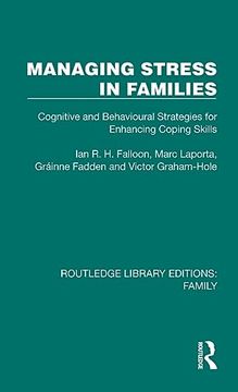 portada Managing Stress in Families (Routledge Library Editions: Family) (en Inglés)